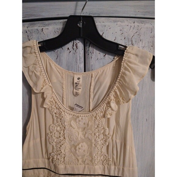 Floreal 100% lace sleeveless top Sz 2 vintage y2k - Picture 4 of 9